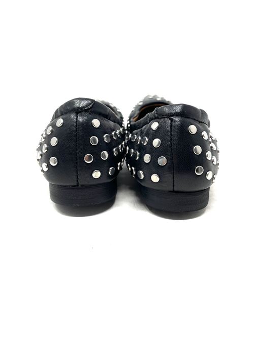 Ballerina donna con borchie IL LACCIO | ZANTE09NAPPA SOFTBLACK+BORCHIE